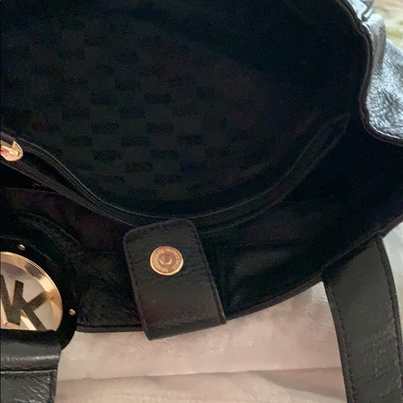 Michael Kors Black Leather Bag